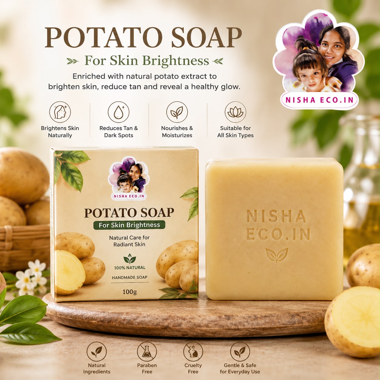 Potato Soap handmade soap