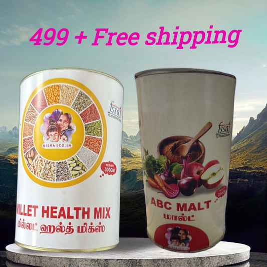 millet health mix 500g + abc malt 250g