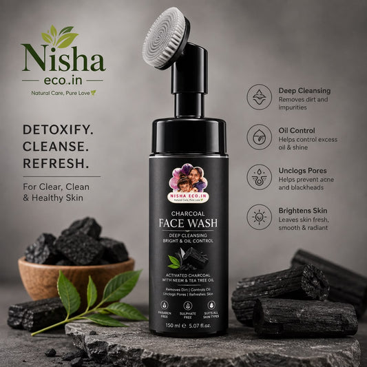 Charcoal face wash