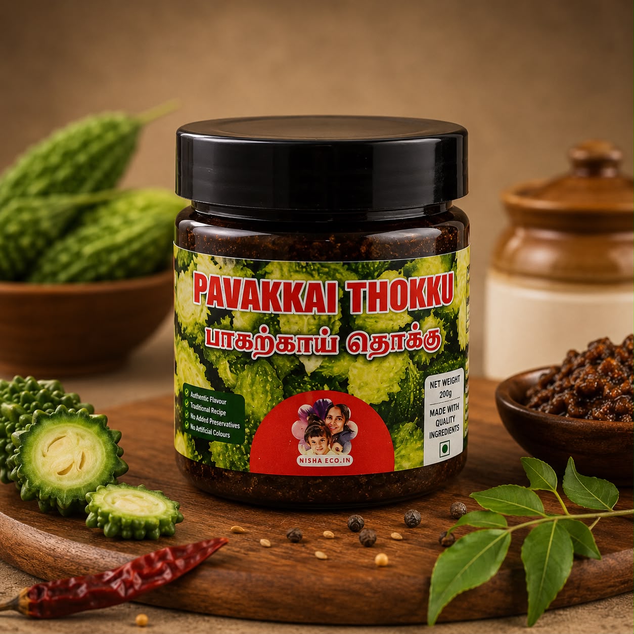 pavakkai thokku ( 200g )