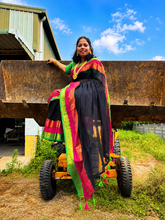 mul mul cotton saree