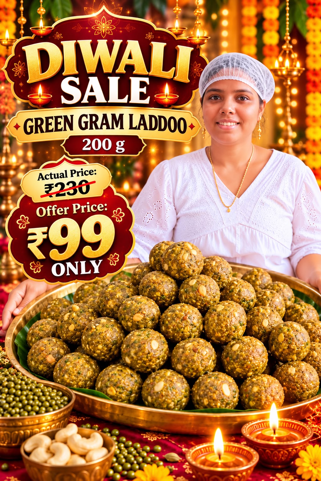 Green Gram Laddo ( 200g )